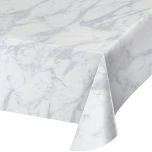 Marble Tablecover Plastic All Over Print 137cm x 274cm