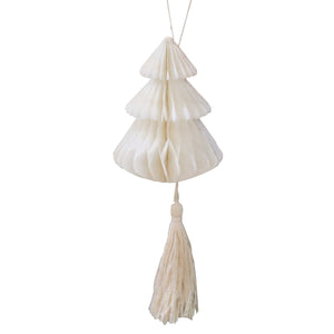 Nordic Noel Christmas Honeycomb Decorations Pack of 4