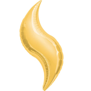 SuperShape Gold Curve 107cm Balloon