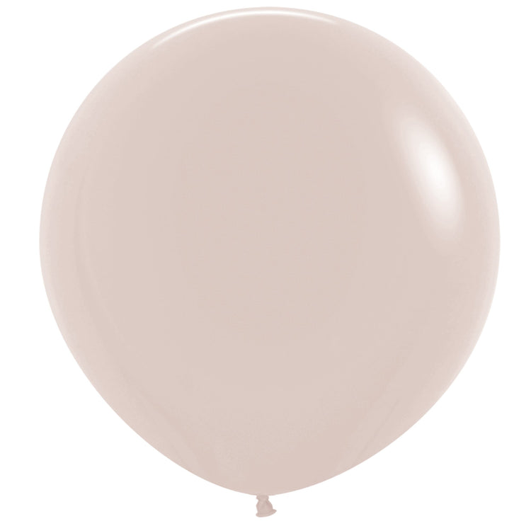 Sempertex 60cm Fashion White Sand Latex Balloons 071 10pk