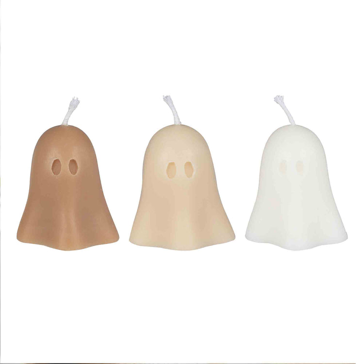 Pumpkin Spice Ghost Candles