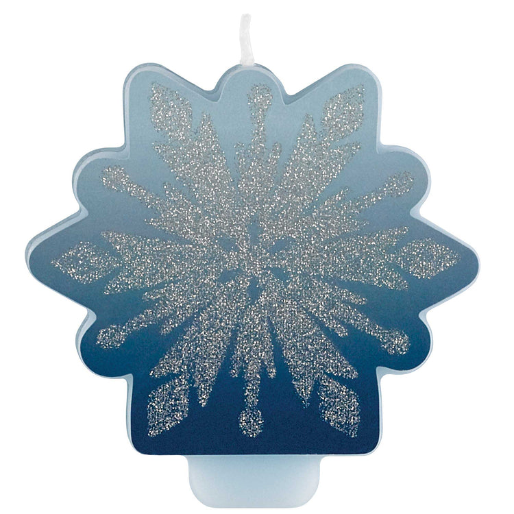 Disney Frozen 2 Glittered Candle