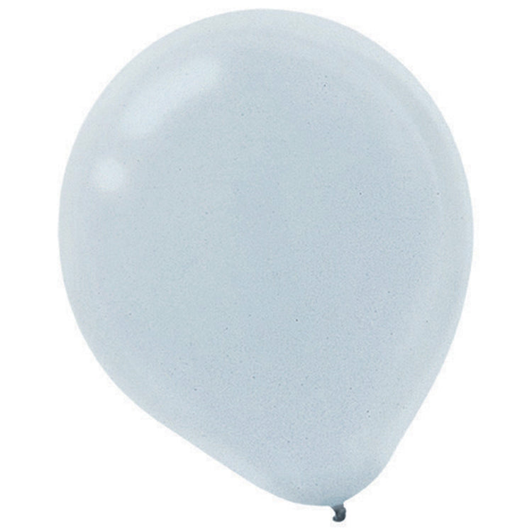 Latex Balloons 12cm 50 Pack Silver Pack of 50