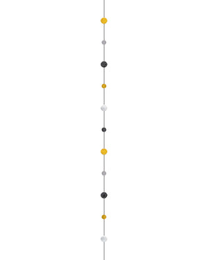 Balloon Fun Strings Black, Silver & Gold