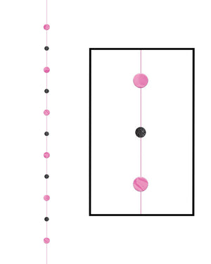 Balloon Fun Strings Pink & Black