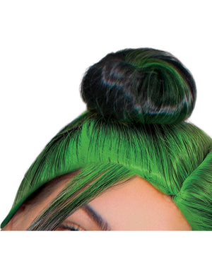 Billie Eilish Double Green Bun Adult Wig