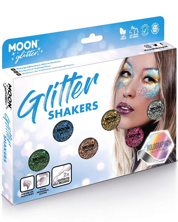 Holographic Bio Glitter Shakers Boxset