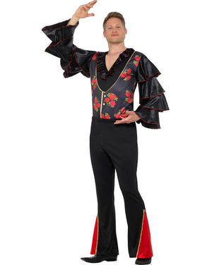 Black and Red Flamenco Mens Costume