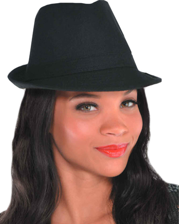 Black Fedora Hat