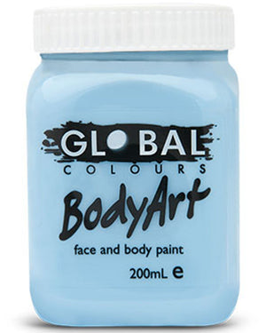 BodyArt Light Blue Paint Jar 200ml