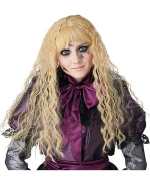 Creepy Doll Long Blonde Wig