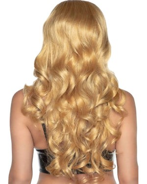 Braided Maiden Curly Long Blonde Wig