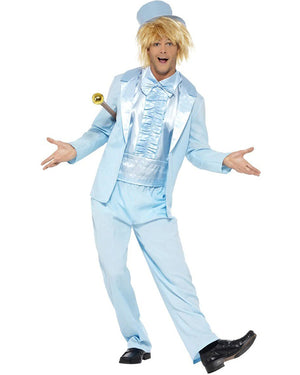 Blue 90s Stupid Tuxedo Mens Costume