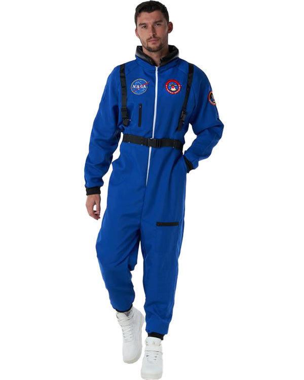 Blue Astronaut Suit Mens Costume