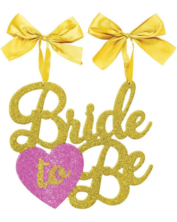 Bride To Be Glittered Sign