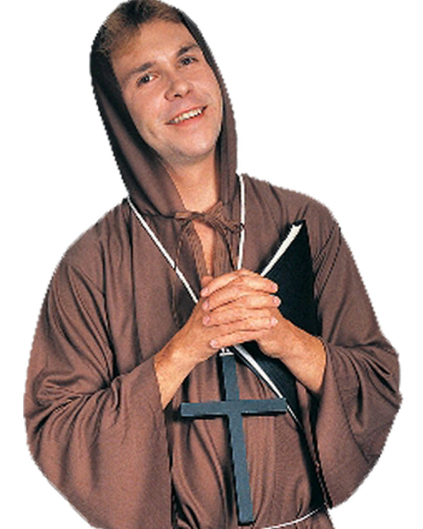 Brown Monk Robe Value Mens Costume