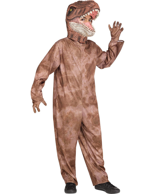 Brown T Rex Boys Costume