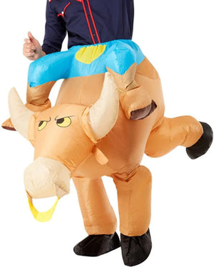 Bull Rider Inflatable Adult Costume