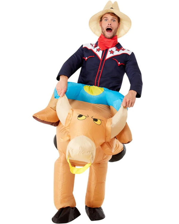 Bull Rider Inflatable Adult Costume