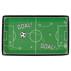 Kick Off Party Football Pitch Paper Plates