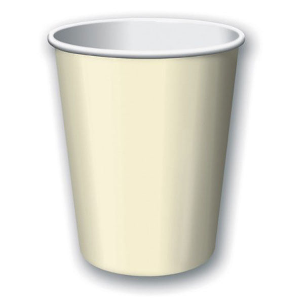 Ivory 266ml Paper Cups Pack of 24