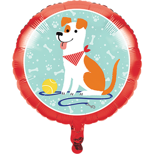 45cm Dog Party Foil Balloon