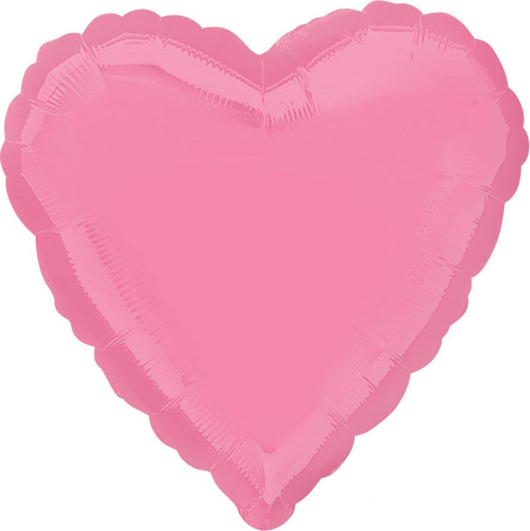 45cm Standard Heart HX Bright Bubble Gum Pink S15