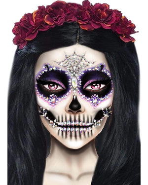 Calavera Adhesive Face Jewels