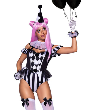 Captivating Circus Clown Womens Costume