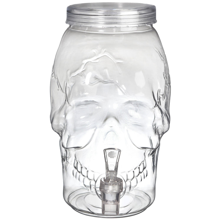 Skull Plastic Drink Dispenser 2L