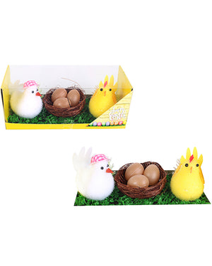 Chick Couple Easter Decoration