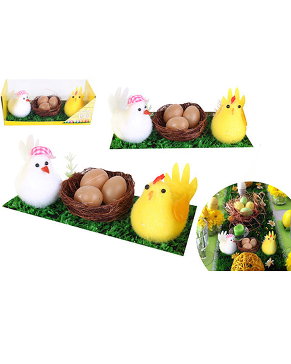 Chick Couple Easter Decoration