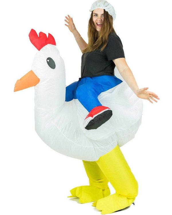 Chicken Inflatable Adult Costume