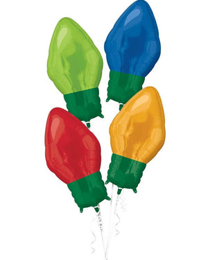 Christmas Light Bulbs Balloon Kit