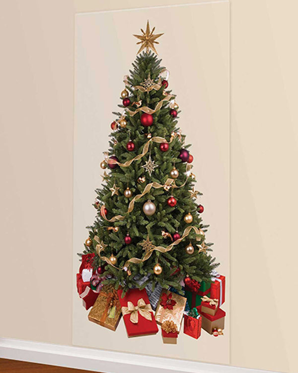 Christmas Tree Scene Setters Add On Wall Decoration