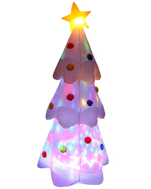 Christmas Tree with LED Disco Inflatable 1.8m