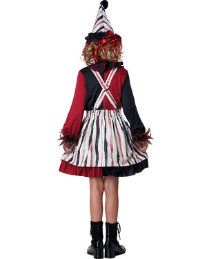 Clever Clown Girls Costume