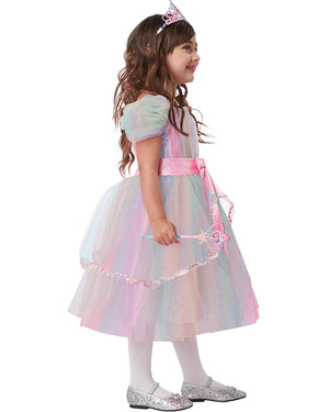 Colourful Rainbow Princess Toddler Girls Costume