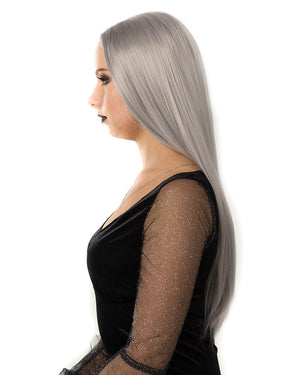 Spirit Deluxe Long Grey Wig