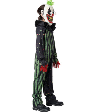 Crazy Eyed Clown Boys Costume