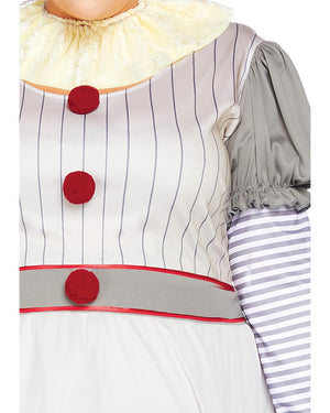 Creepy Clown Plus Size Womens Costume