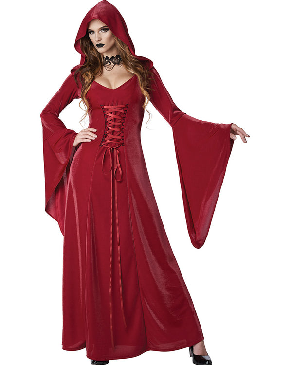 Crimson Robe Womens Costume