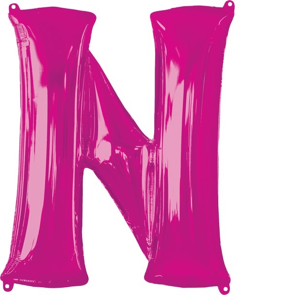 SuperShape Letter N Pink L34