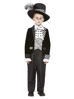 Wonderland Dark Mad Hatter Boys Costume