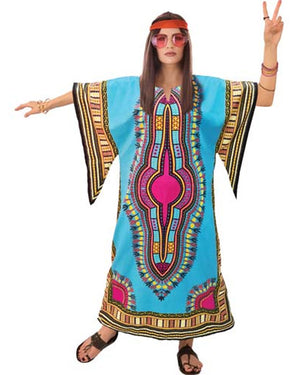 60s Dashiki Dress Womens Costume