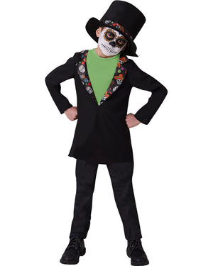 Day of the Dead Sugar Skull Boys Costume