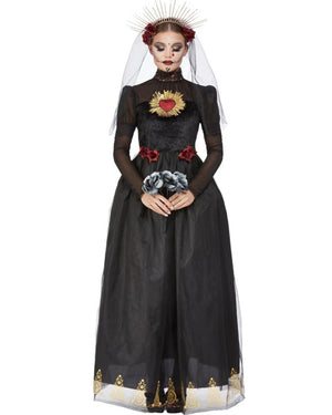 Deluxe Day of the Dead Sacred Heart Bride Womens Costume