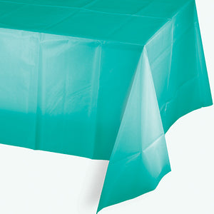 Teal Lagoon Tablecover Plastic 1137cm x 274cm