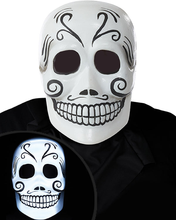 Dia De Los Muertos Light Up Mask