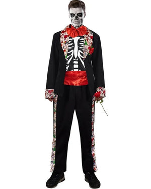 Dia De Los Muertos Mens Costume